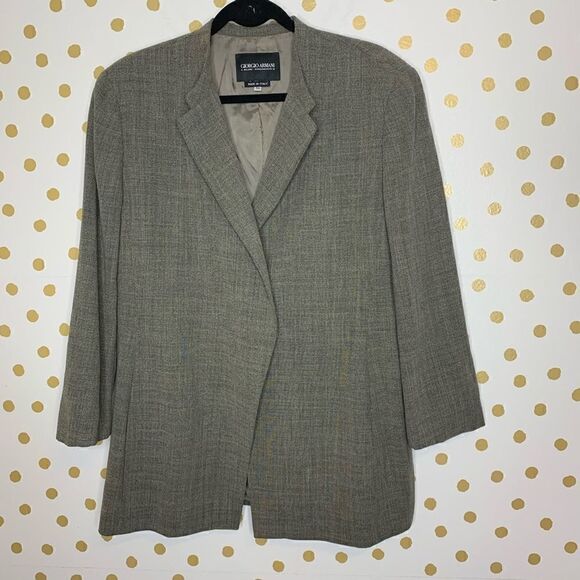 giorgio Armani Borgo 21 Black Label Wool Blazer - Picture 1 of 6